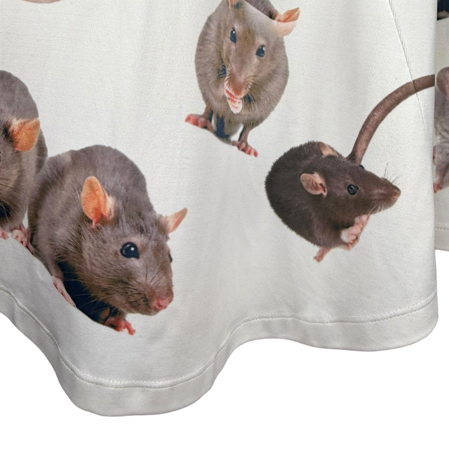 RATS THE WHITE SKIRT SAMPLE  - L/XL