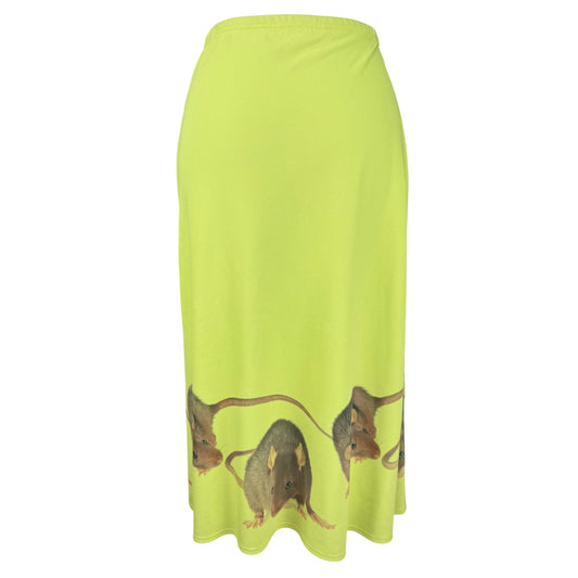 RATS THE CHARTREUSE SKIRT - M