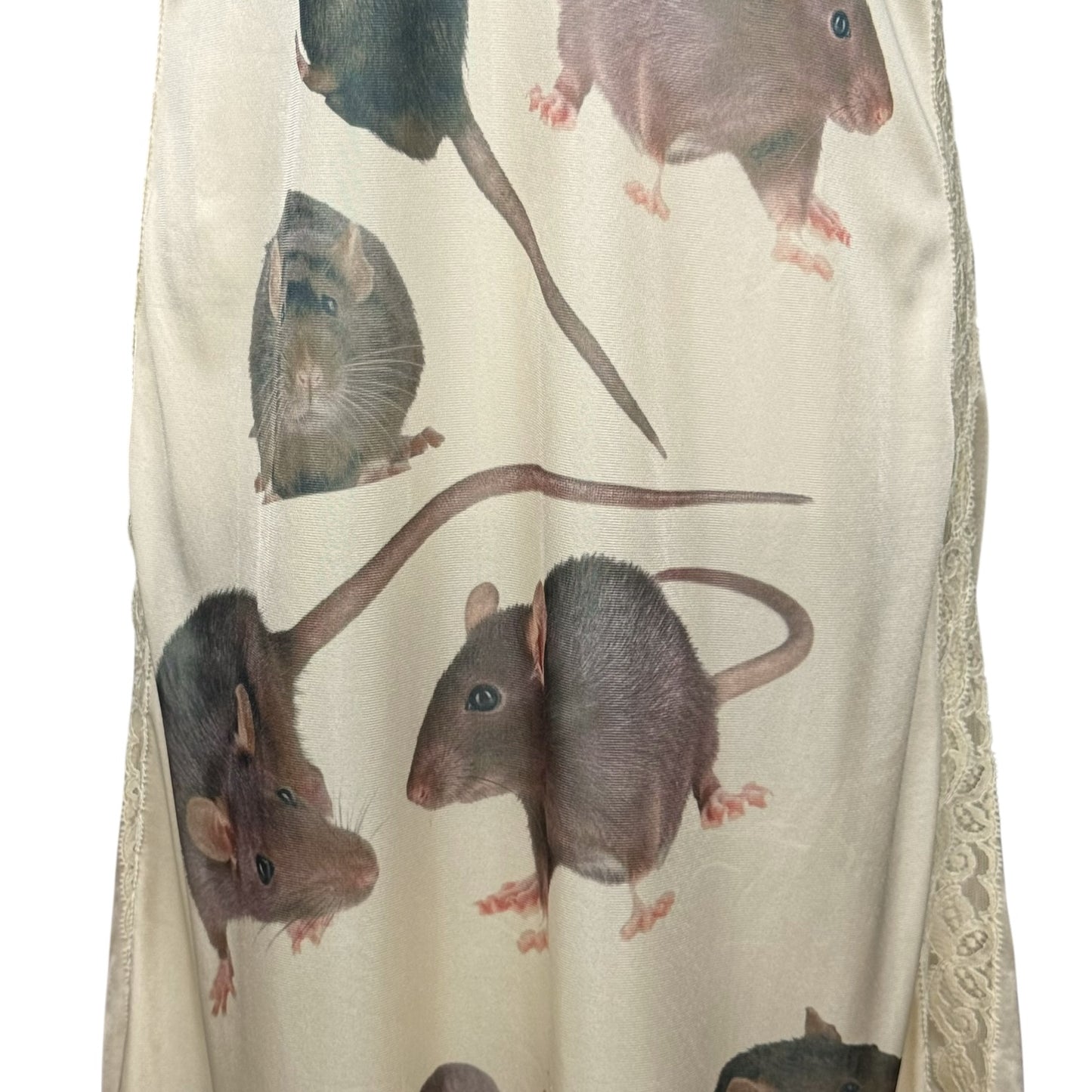 RATS THE LONG BEIGE DRESS - M