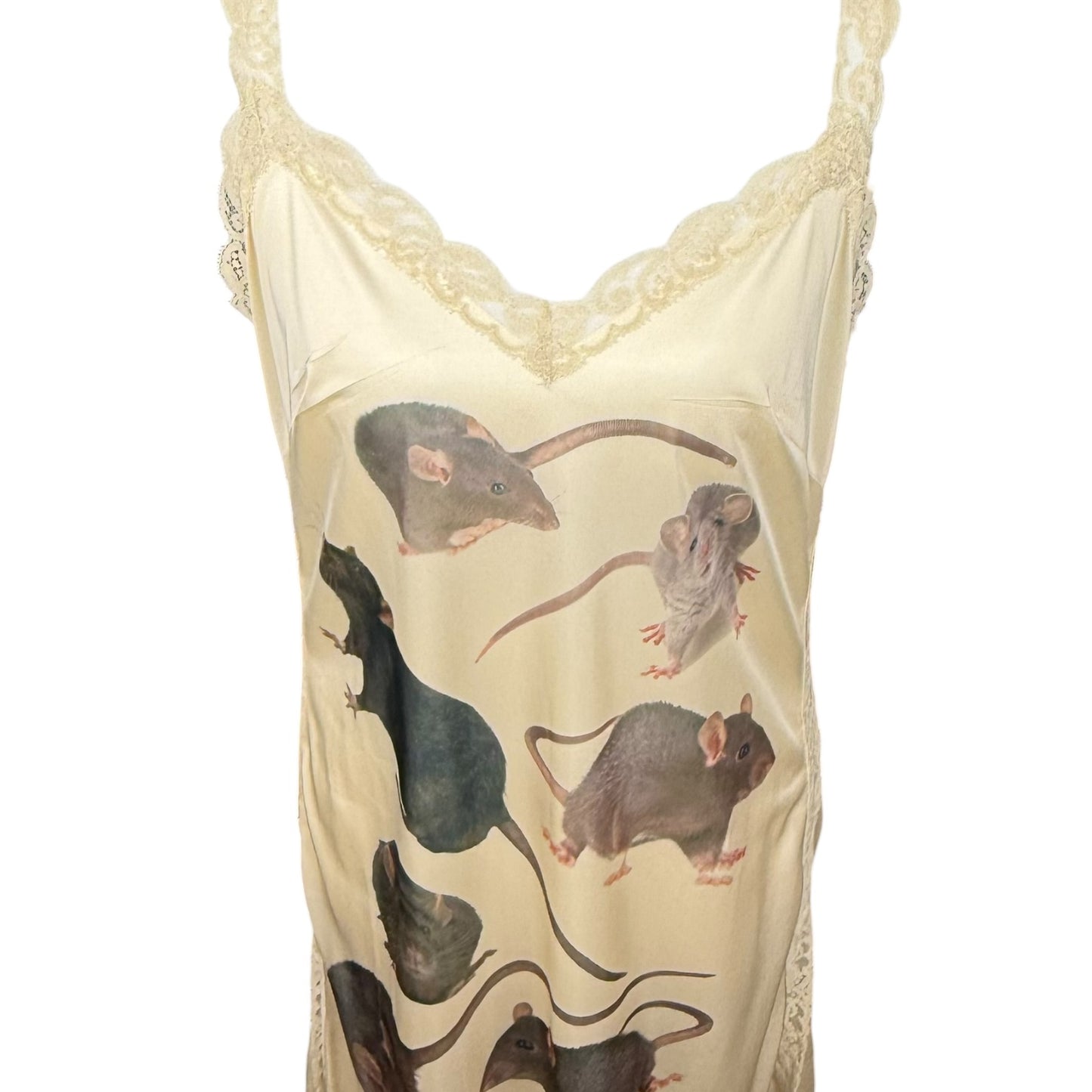 RATS THE LONG BEIGE DRESS - M