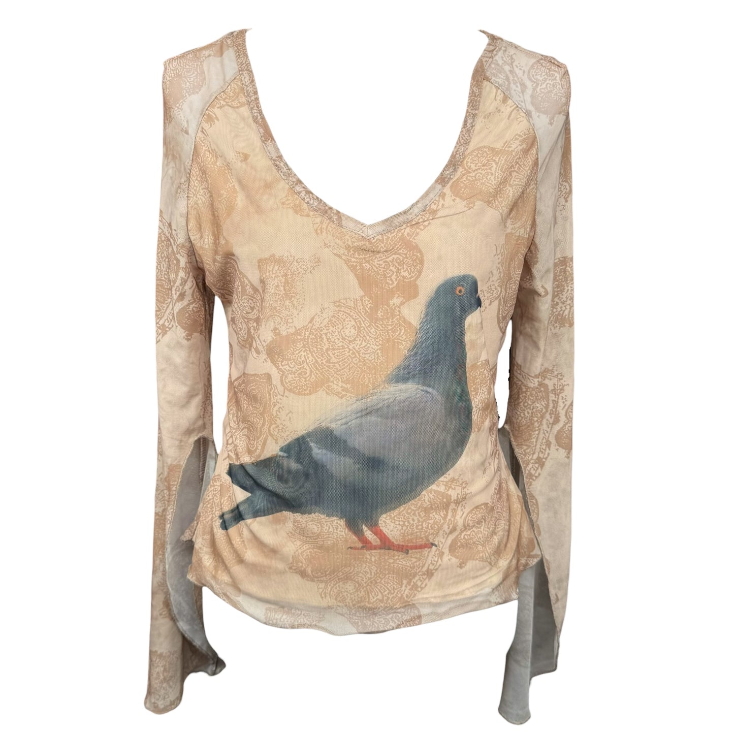 PSYCHEDELIC PIGEON MESH LONG SLEEVE - L