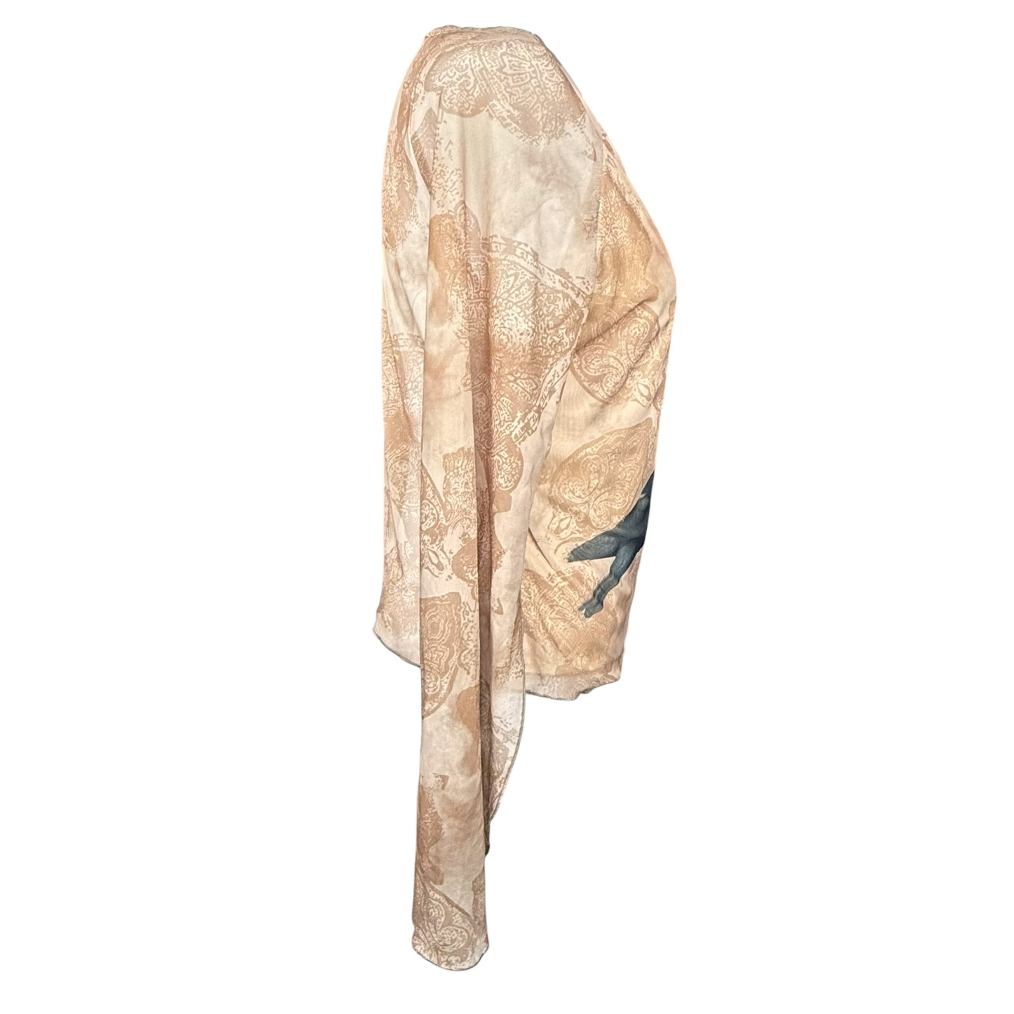 PSYCHEDELIC PIGEON MESH LONG SLEEVE - L