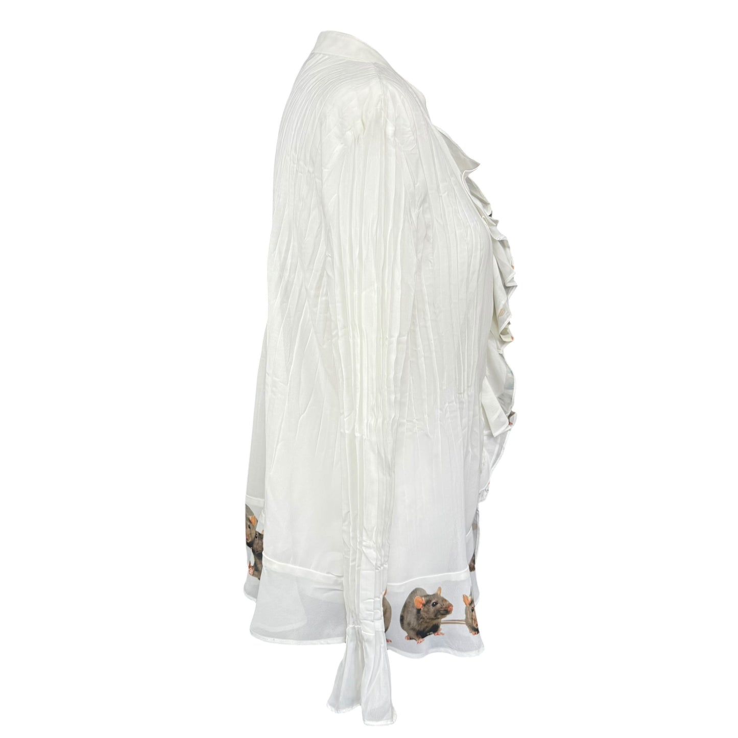 ROMANTIC RAT RUFFLE BLOUSE - XL