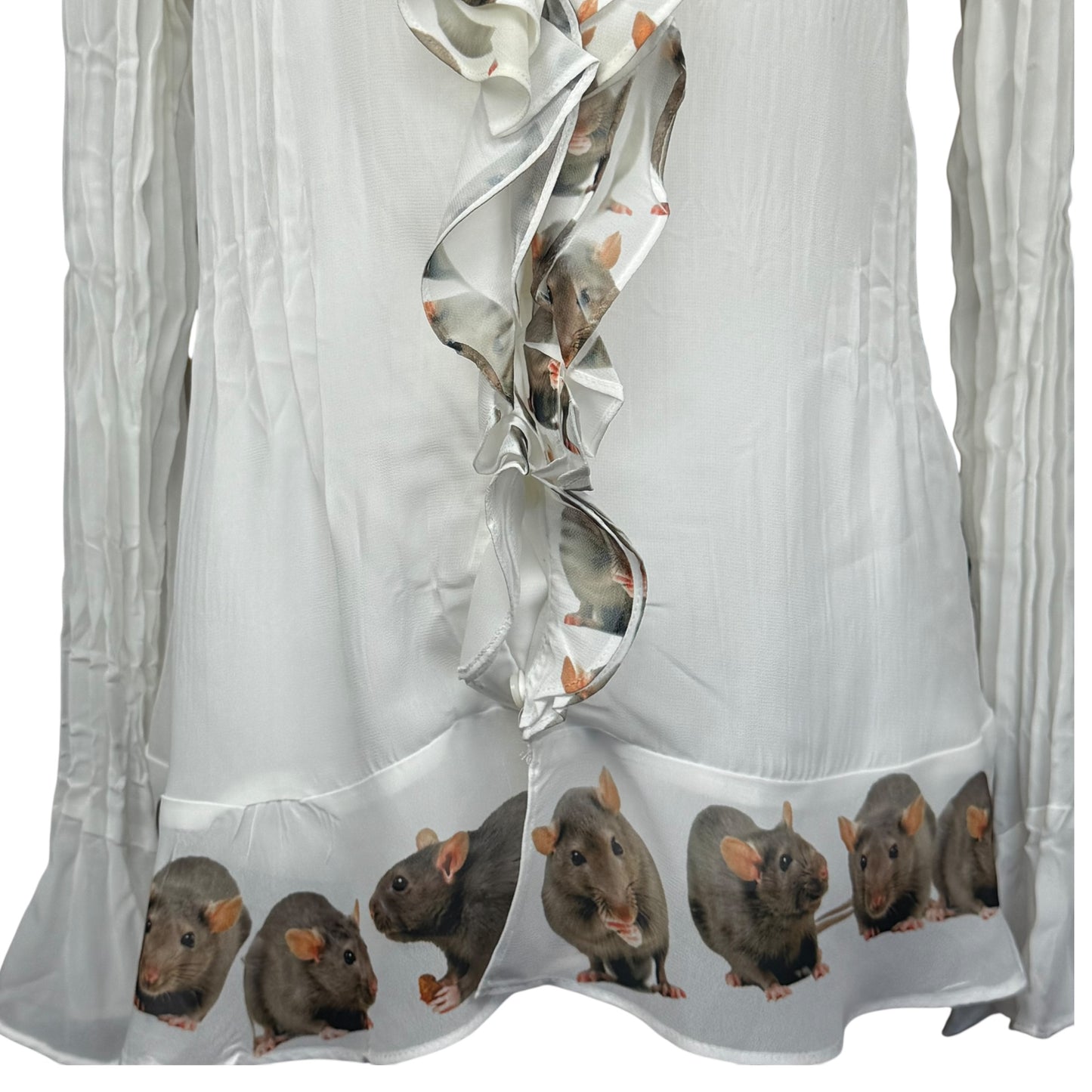 ROMANTIC RAT RUFFLE BLOUSE - XL