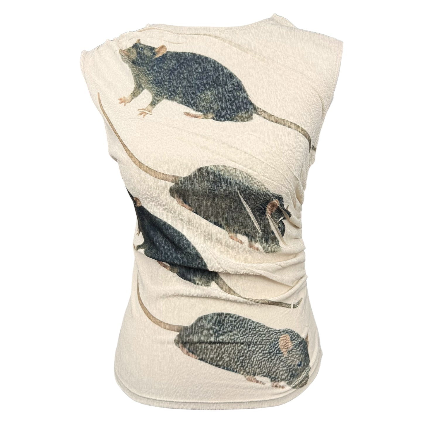 RAT FRIENDS BEIGE TANK - S/M