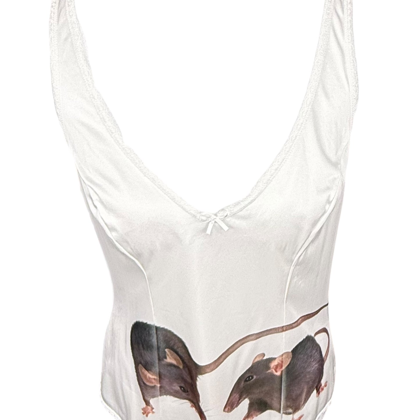 RAT FRIENDS WHITE TANK - L