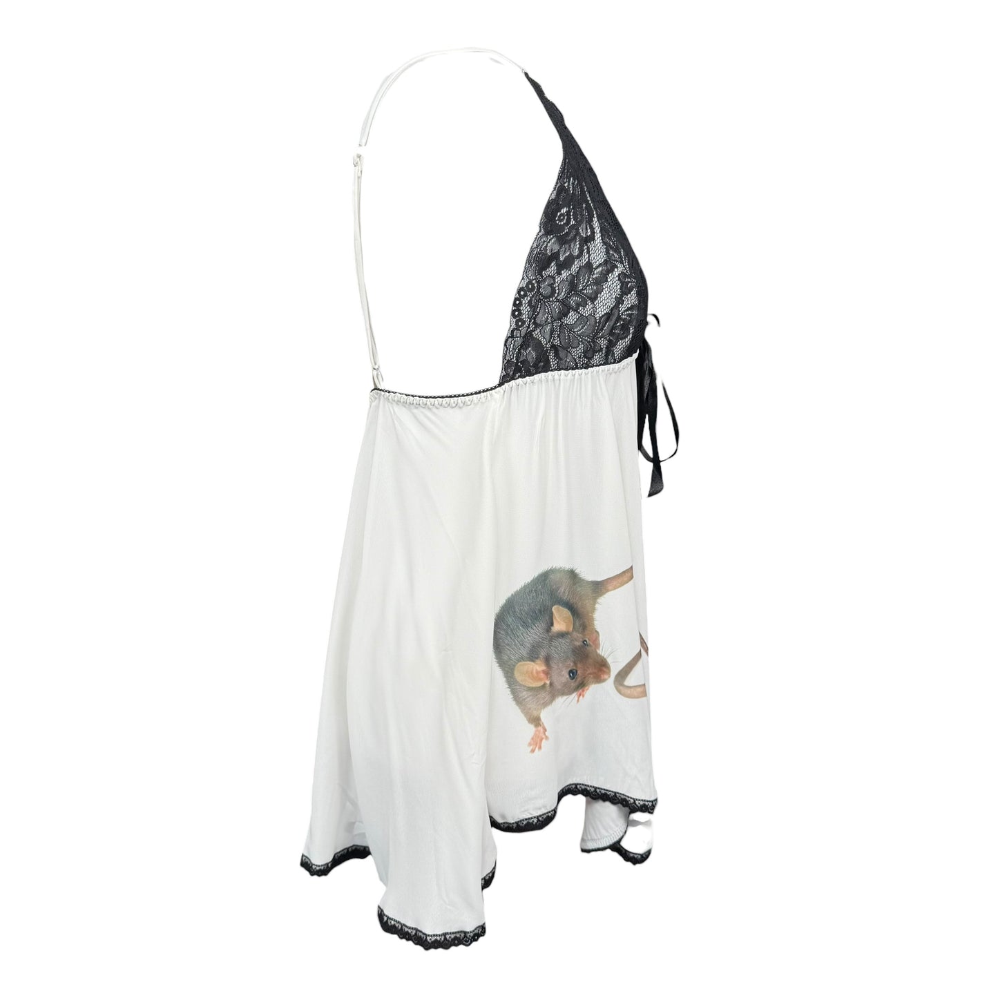 RAT FRIENDS BABYDOLL TIE TANK - M