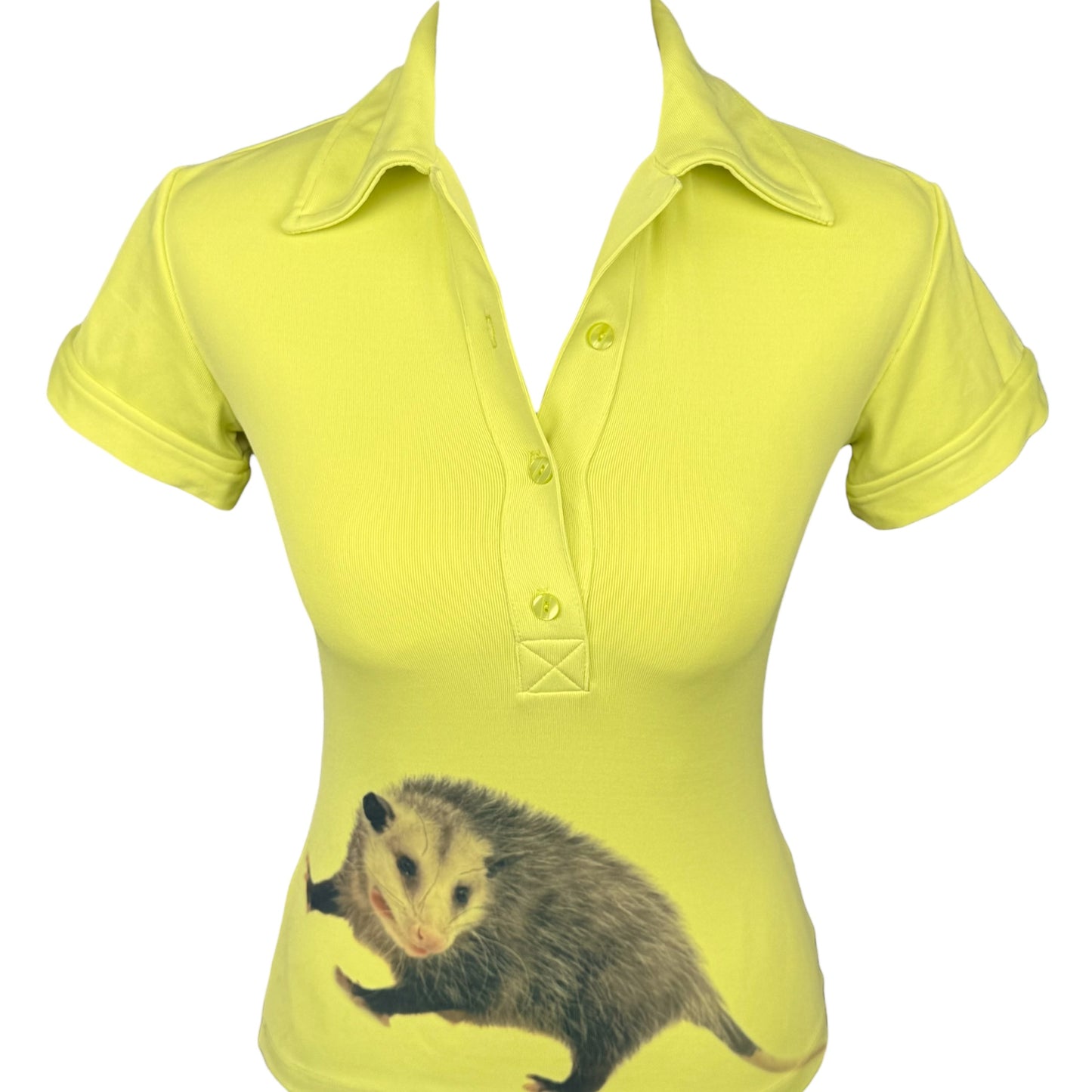 OPOSSUM CHARTREUSE POLO TEE SAMPLE -  M