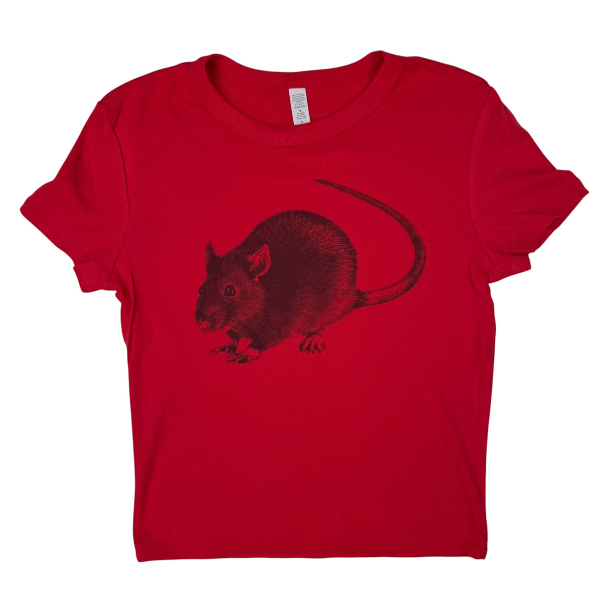 RAT RED BABY TEE - M