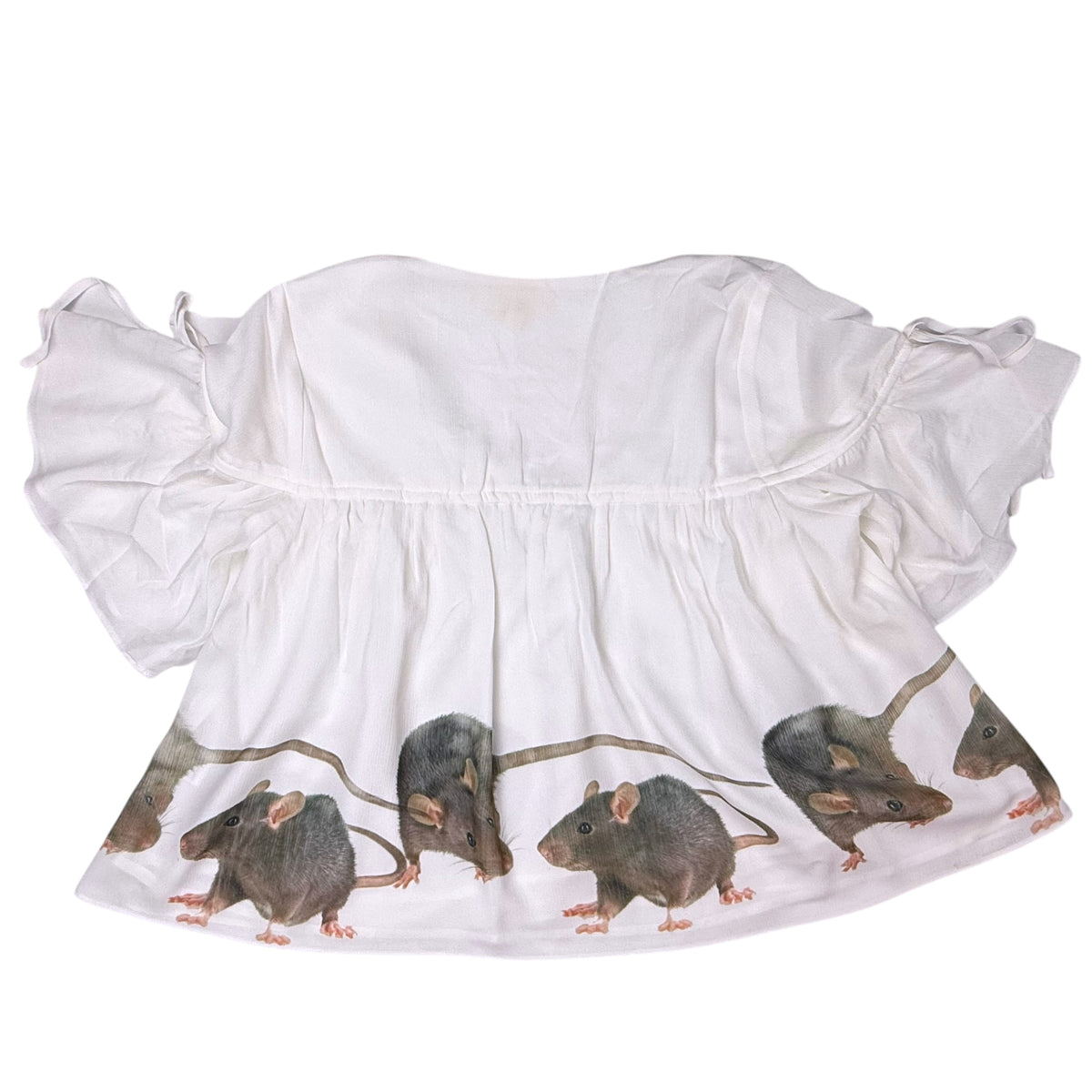 RAT FRIENDS ROMANTIC WHITE TOP - M