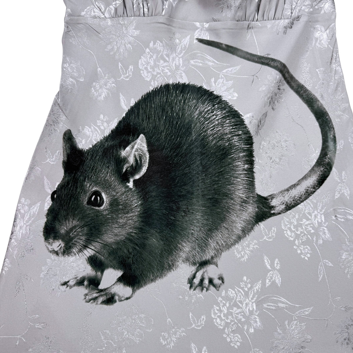 BIG BLACK RAT 2 GREY DRESS - S