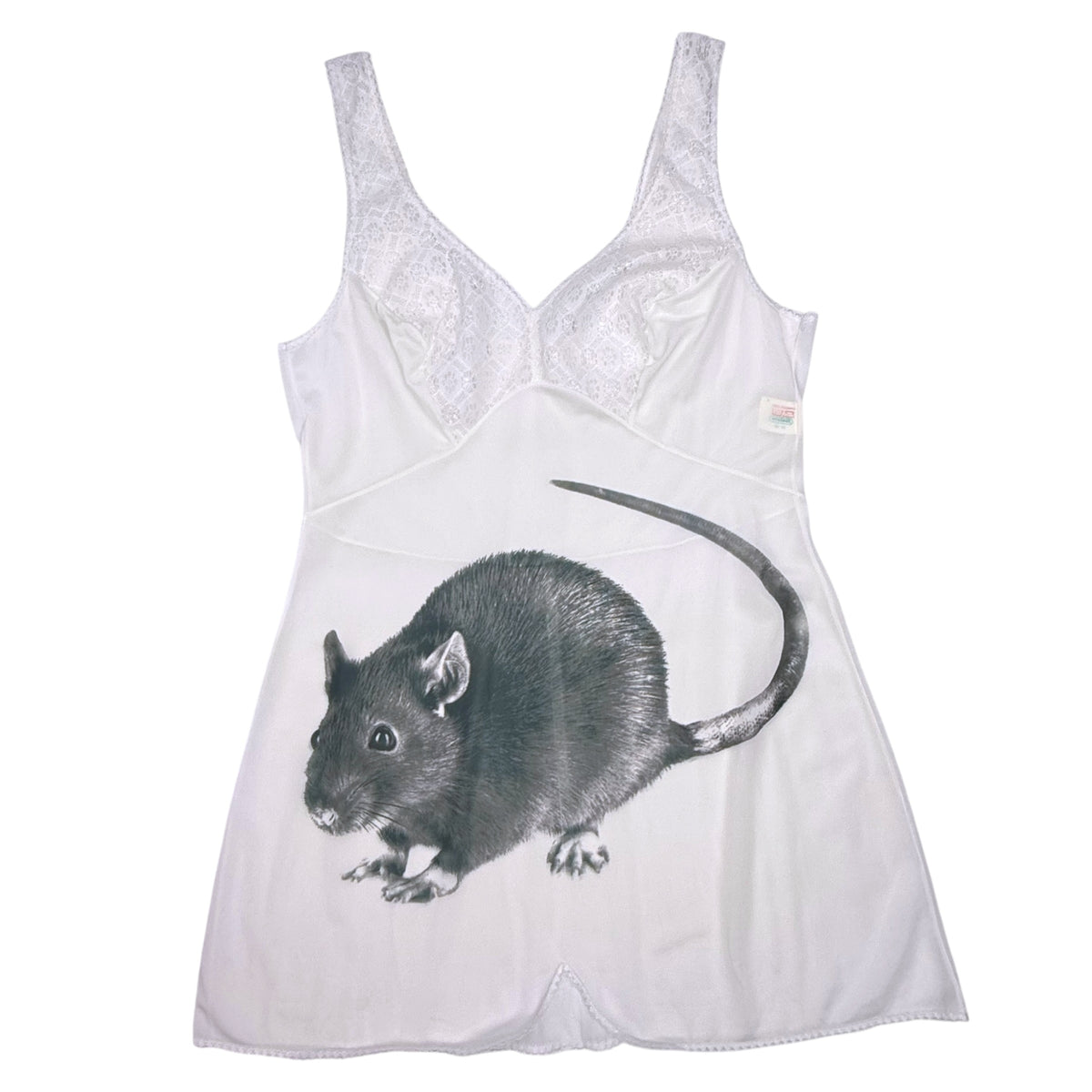 BIG RAT MINI WHITE DRESS - M