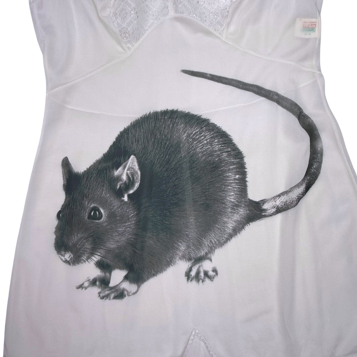 BIG RAT MINI WHITE DRESS - M