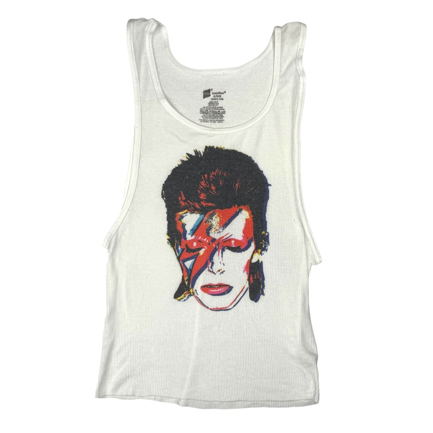 DAVID BOWIE TANK - ADULT XL CROPPED