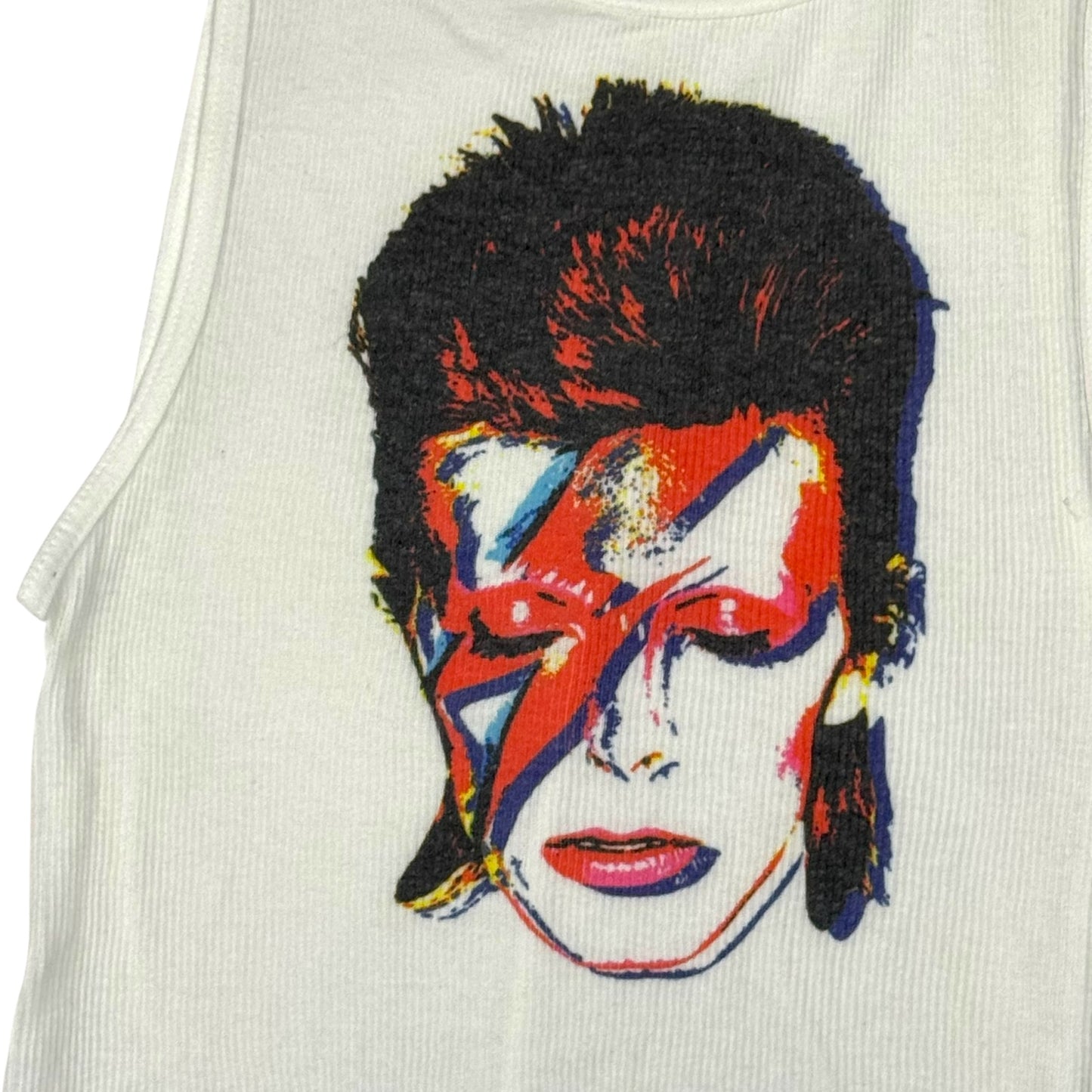 DAVID BOWIE TANK - ADULT XL CROPPED