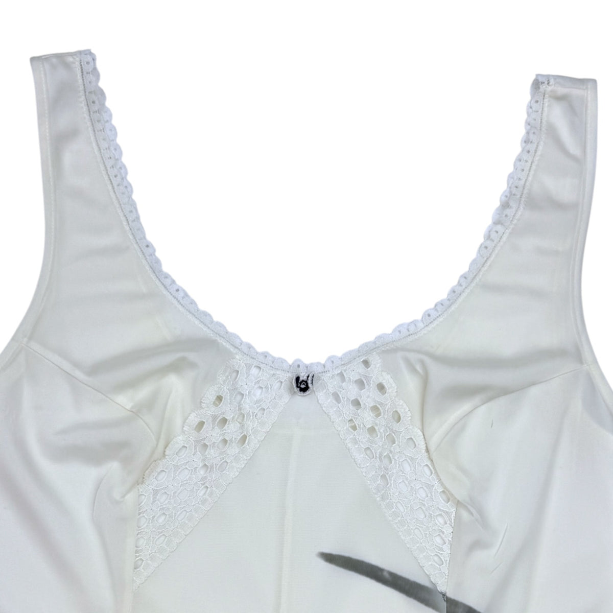 BIG BLACK RAT 2 WHITE MINI BOW DRESS - S