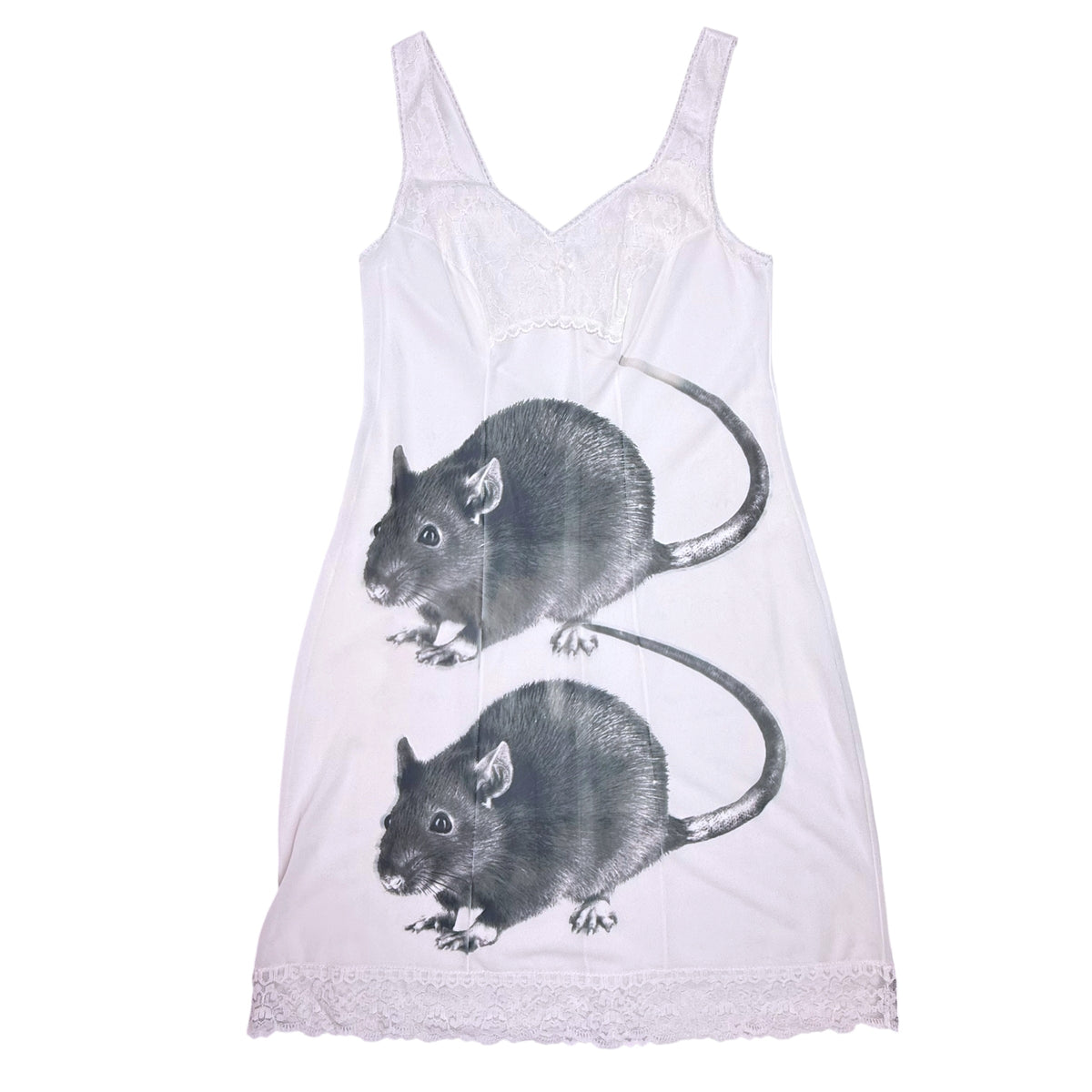BIG RAT BLACK 2 WHITE DRESS - S