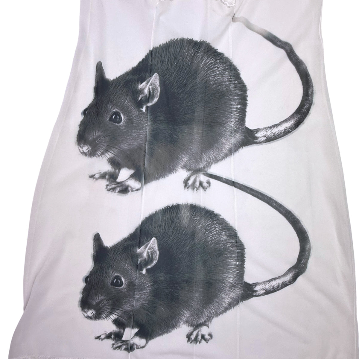 BIG RAT BLACK 2 WHITE DRESS - S