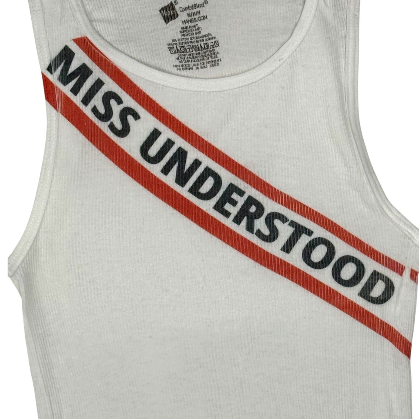 MISS UNDERSTOOD SAMPLE TANK - ADULT MEDIUM