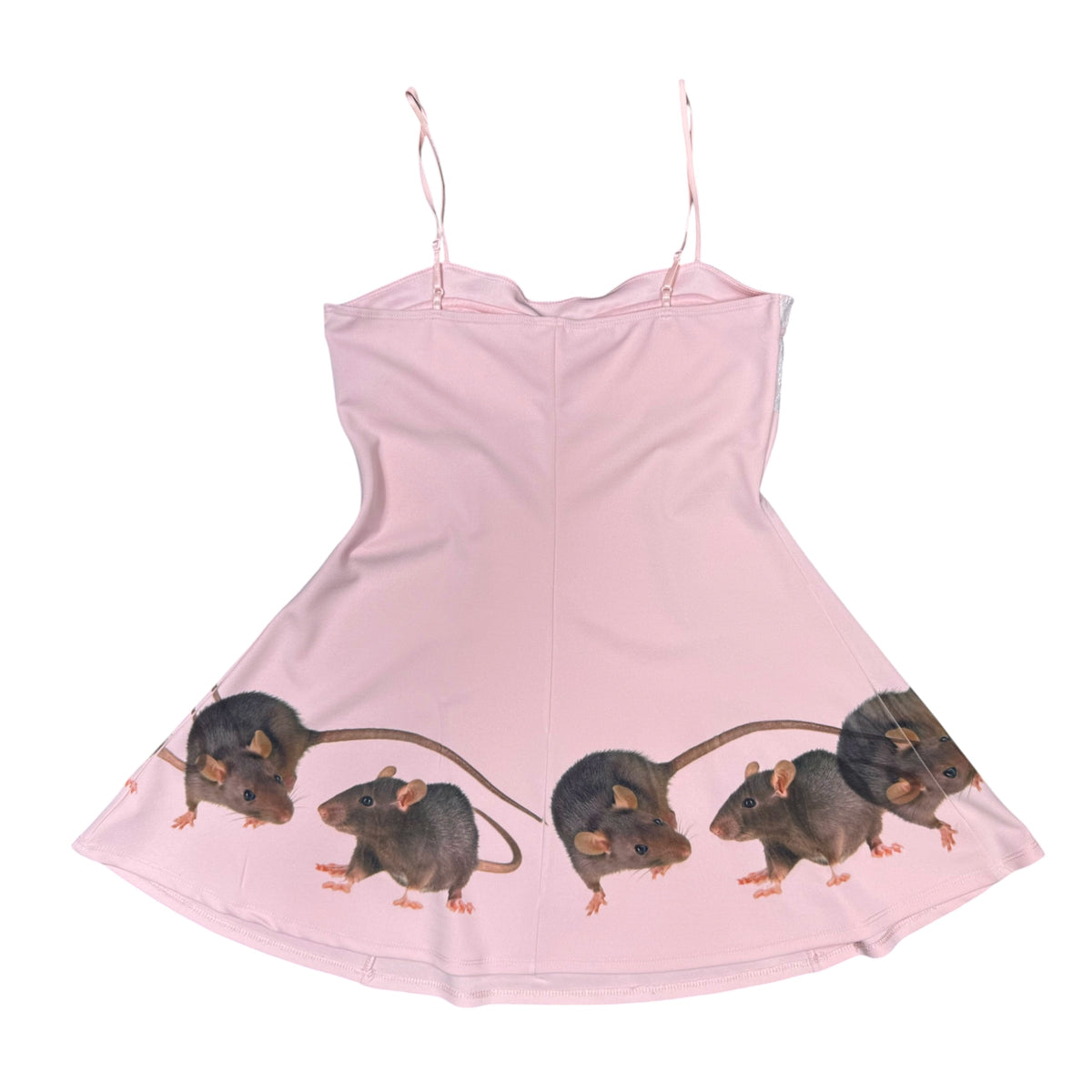 RAT FRIENDS PINK BOW DRESS - L