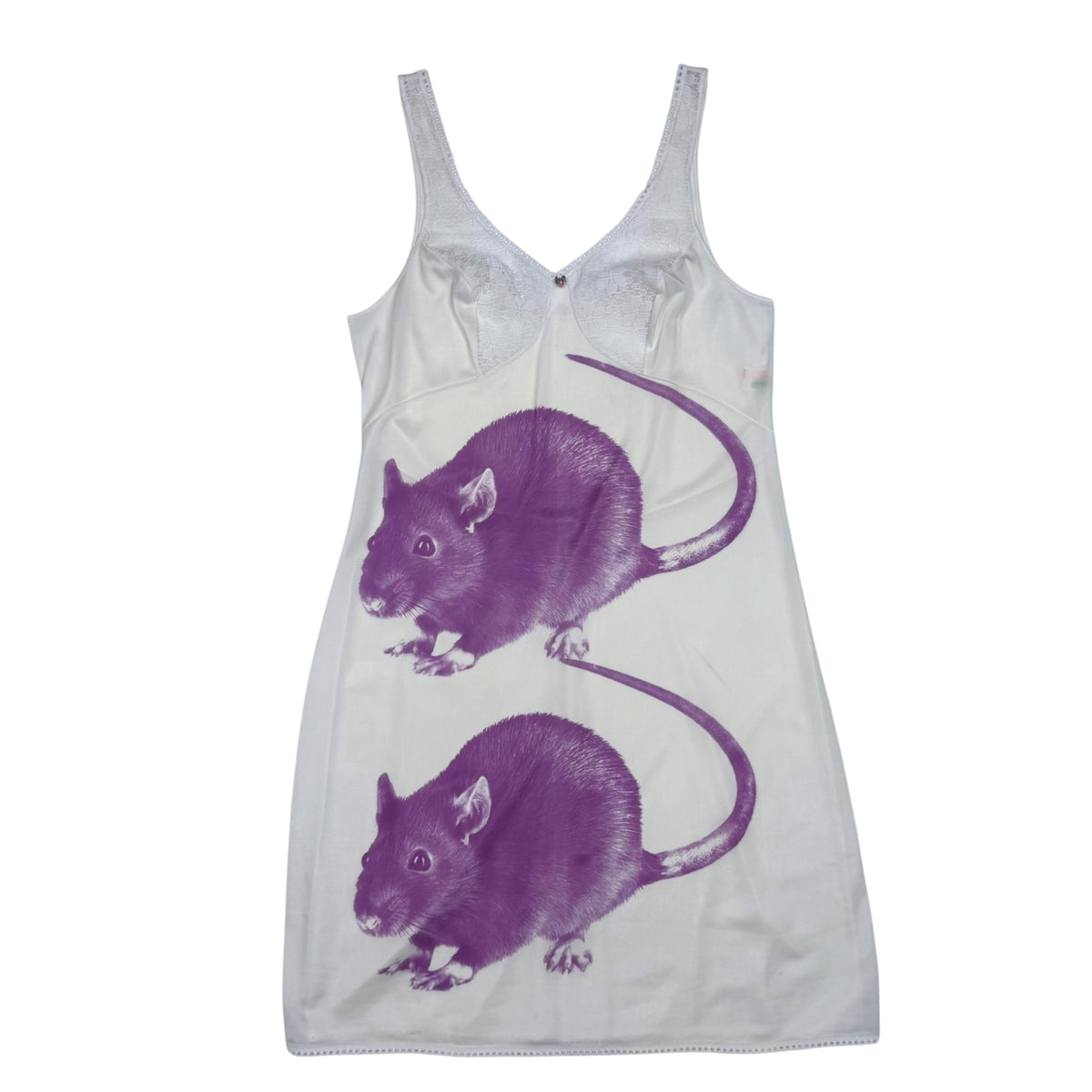 BIG PINK RAT 2 FLOWER DRESS - M