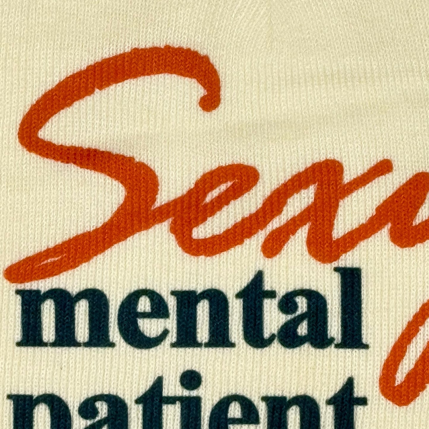 SEXY MENTAL PATIENT BEANIE *READY TO SHIP*