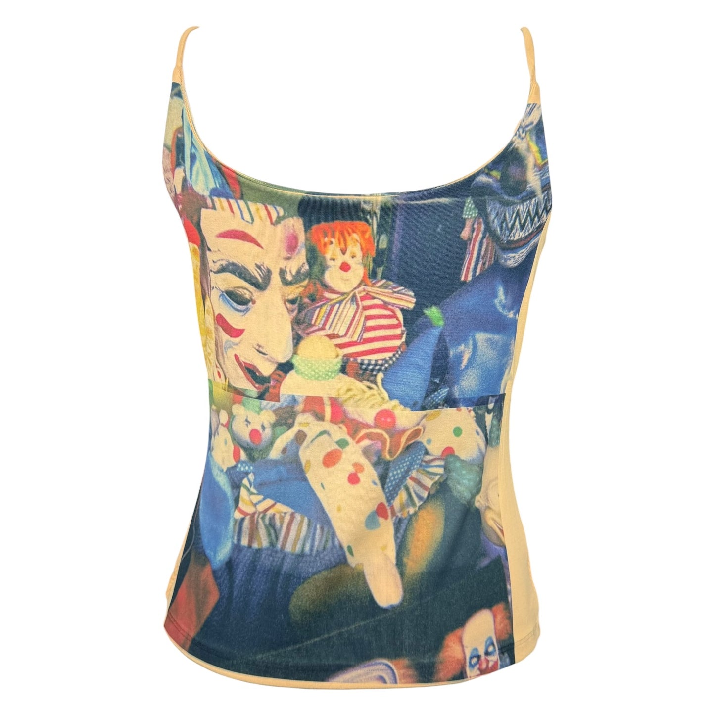 AM I A CLOWN? ORANGE TANK - L