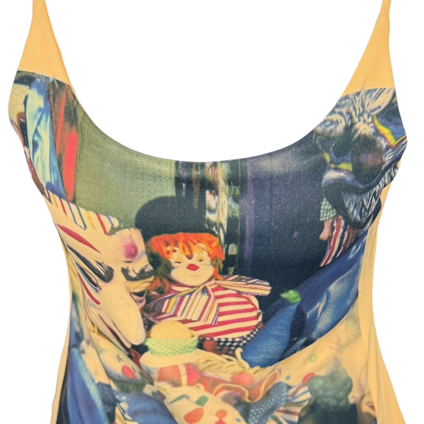 AM I A CLOWN? ORANGE TANK - L