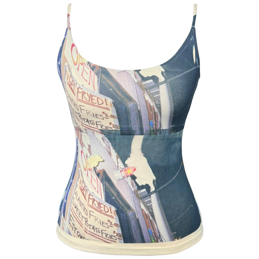 GET FRYED! CREAM TANK - S