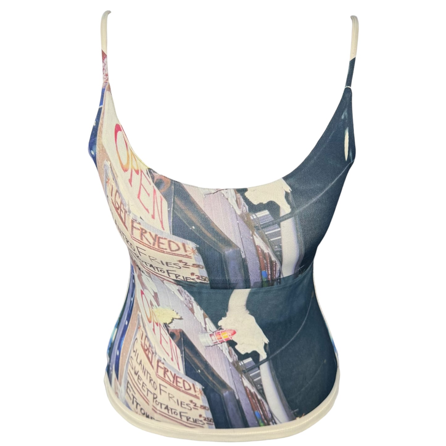 GET FRYED! CREAM TANK - S