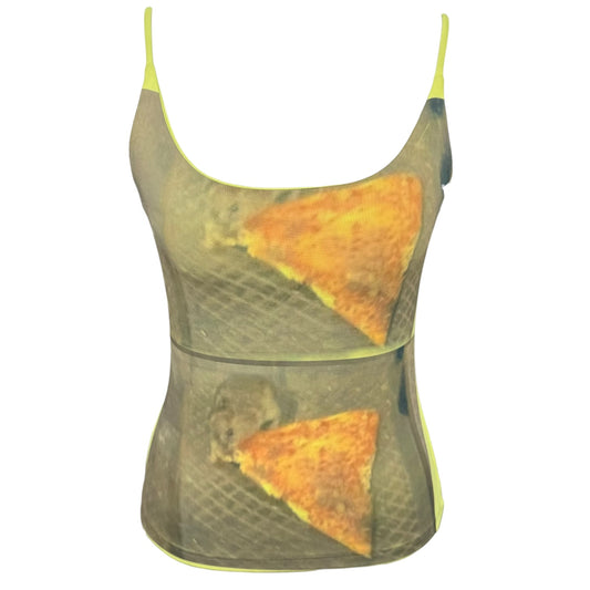 PIZZA RAT CHARTREUSE TANK - M