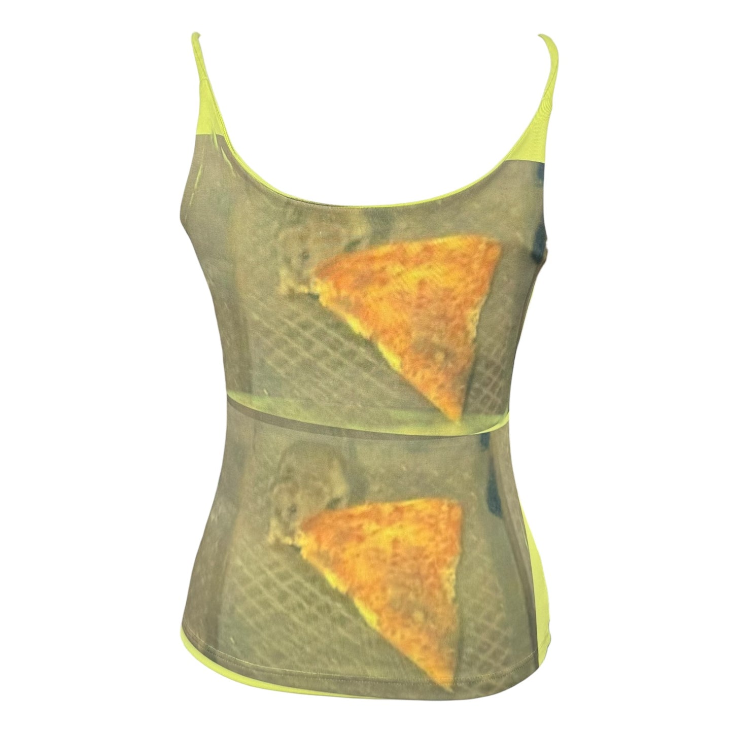 PIZZA RAT CHARTREUSE TANK - M