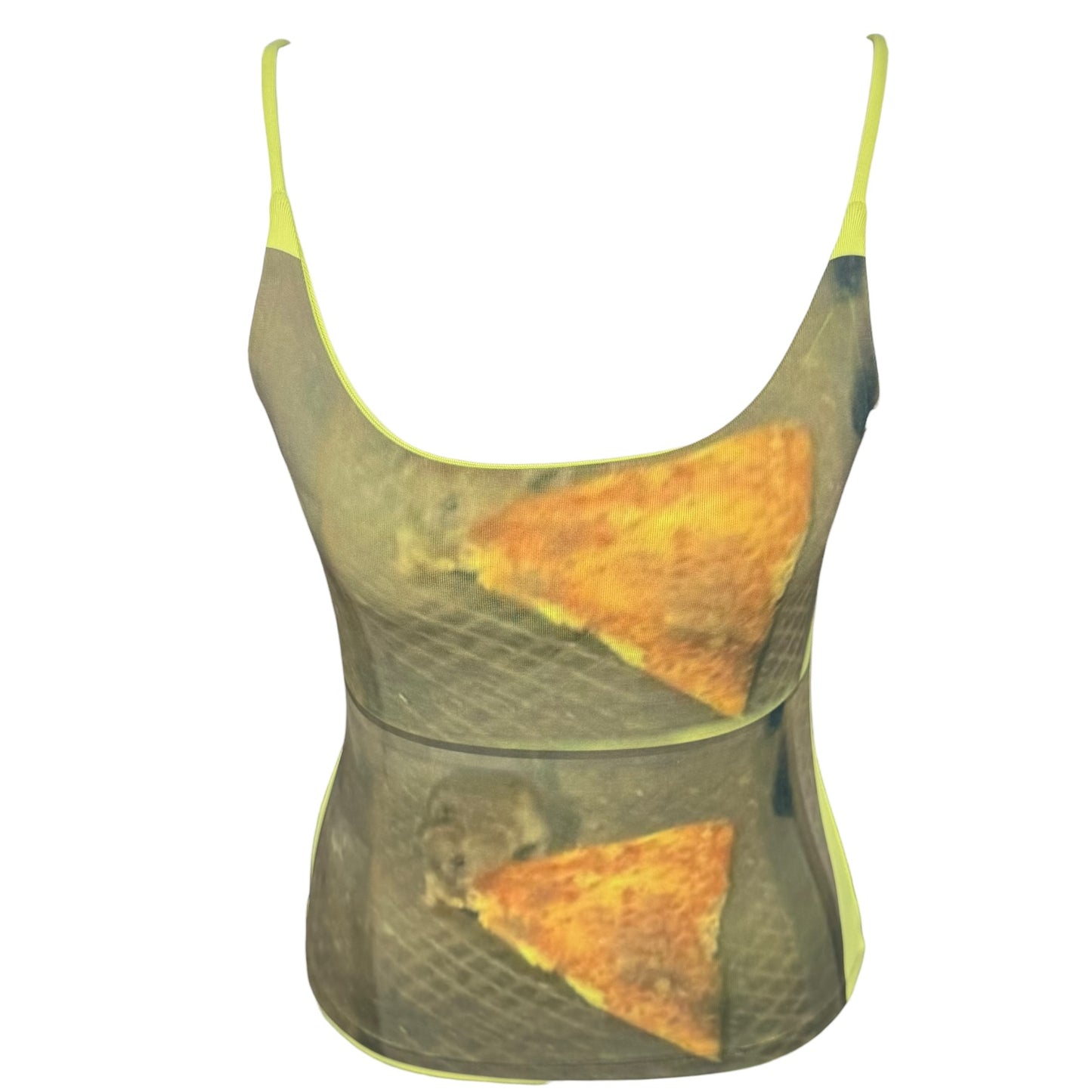 PIZZA RAT CHARTREUSE TANK - M