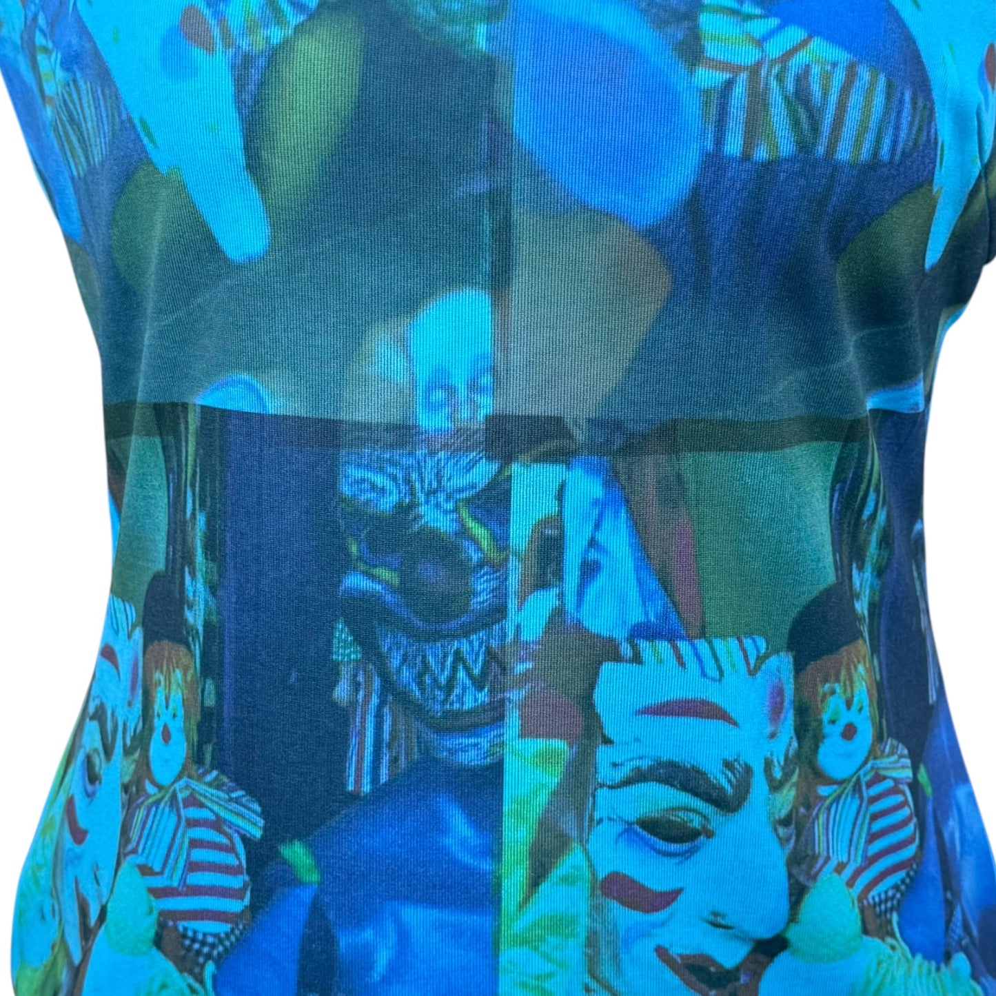 AM I A CLOWN? BLUE TOP - XL