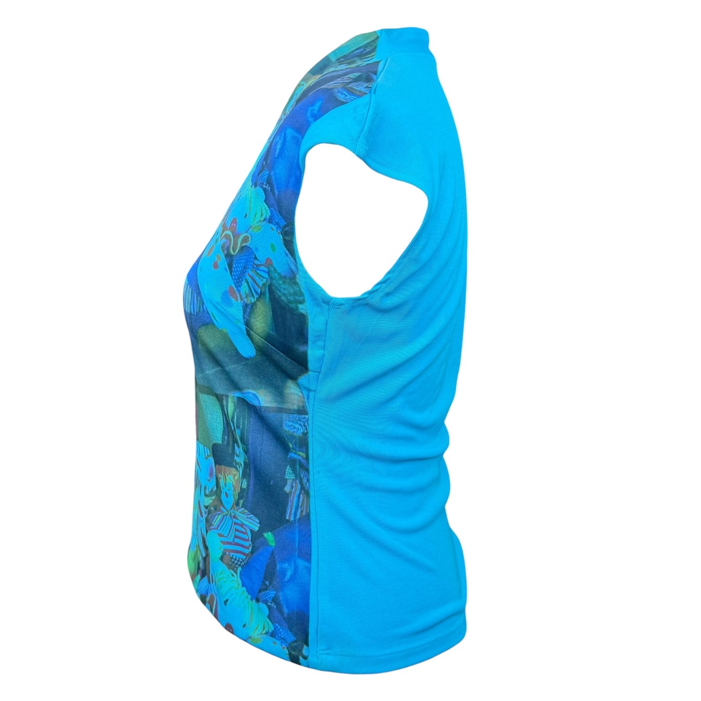 AM I A CLOWN? BLUE TOP - XL