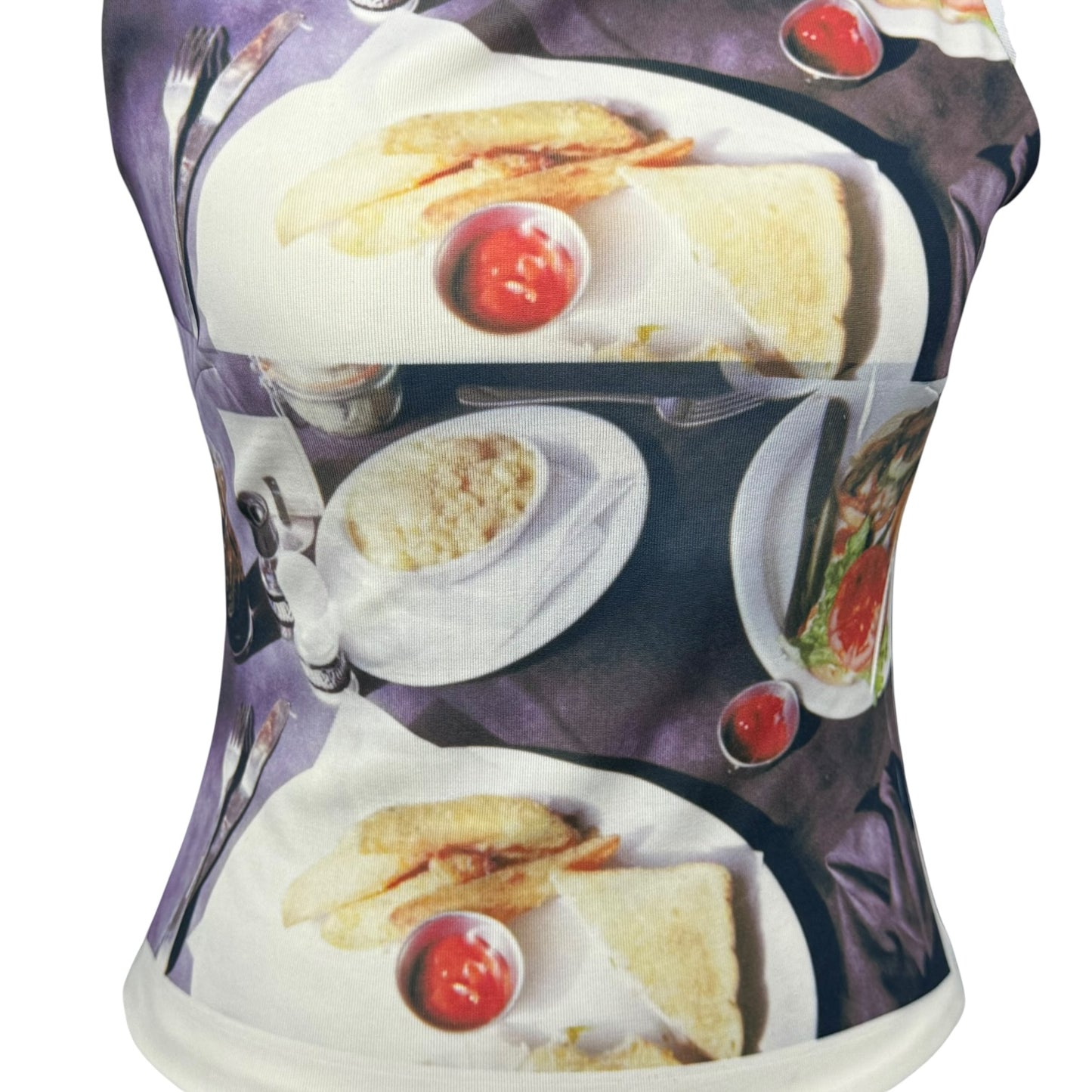 NORMAN ROCKWELL CREAM SCOOP TANK - S