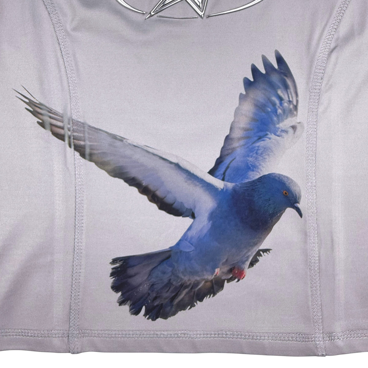 FLYING PIGEON STAR GRAY TANK - L