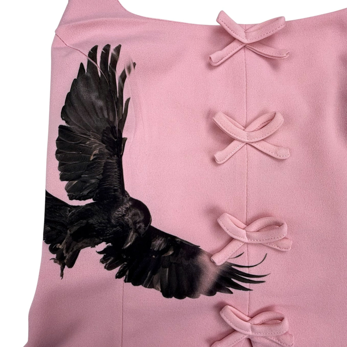 PINK CROW HALTER TOP - XS