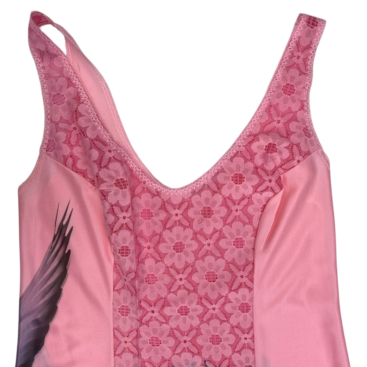 FLYING PIGEON PINK SLIP DRESS - S