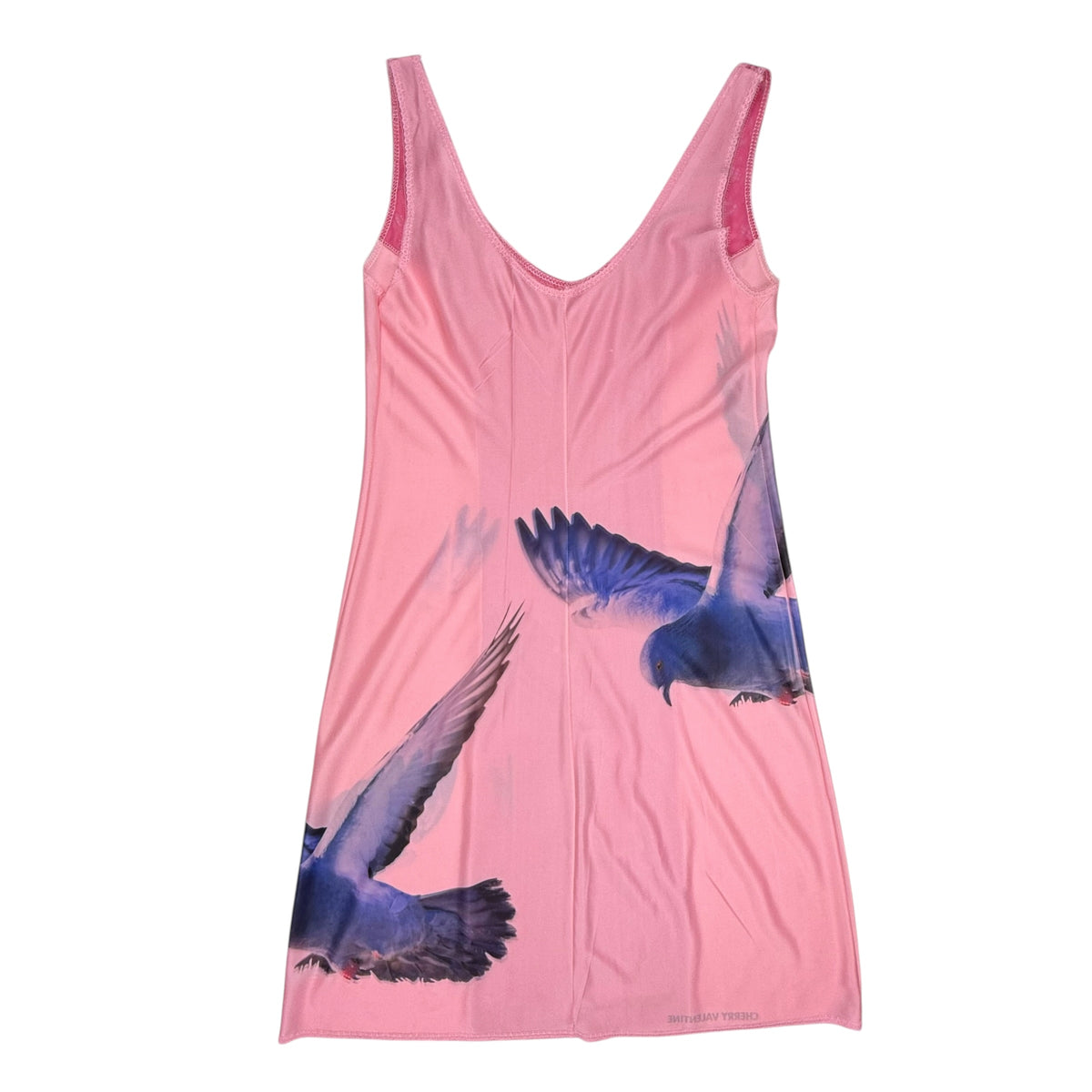 FLYING PIGEON PINK SLIP DRESS - S