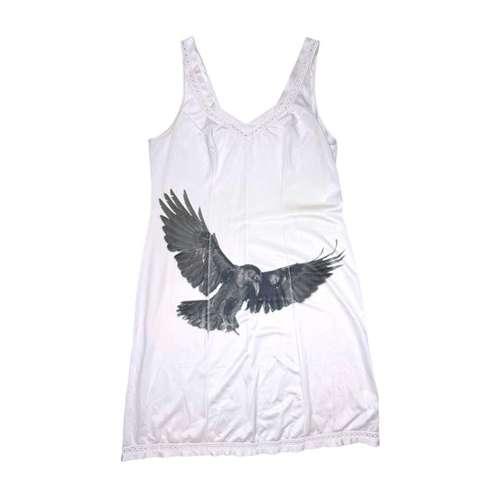 BIG CROW WHITE DRESS - L