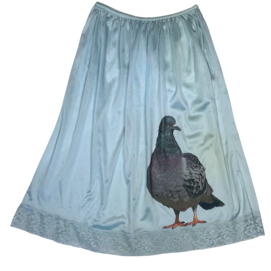 PIGEON BLUE LACE SKIRT - XL