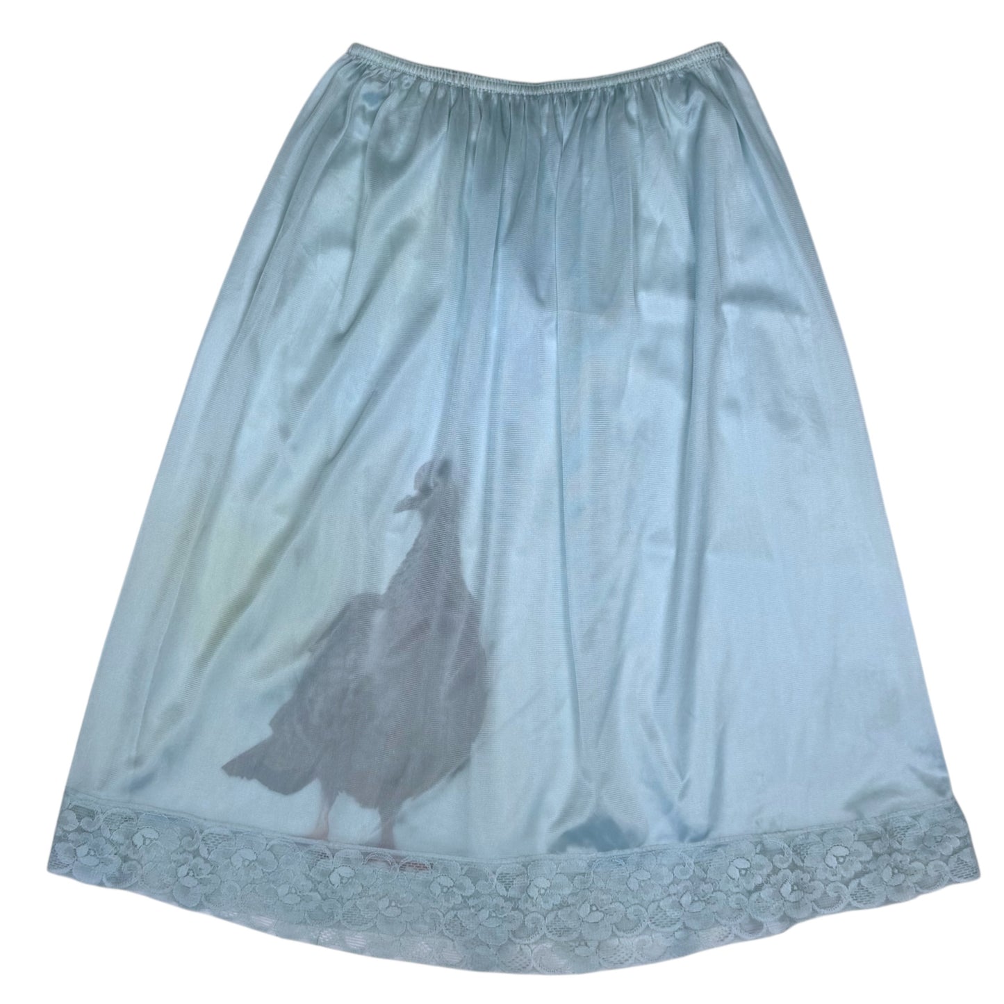 PIGEON BLUE LACE SKIRT - XL