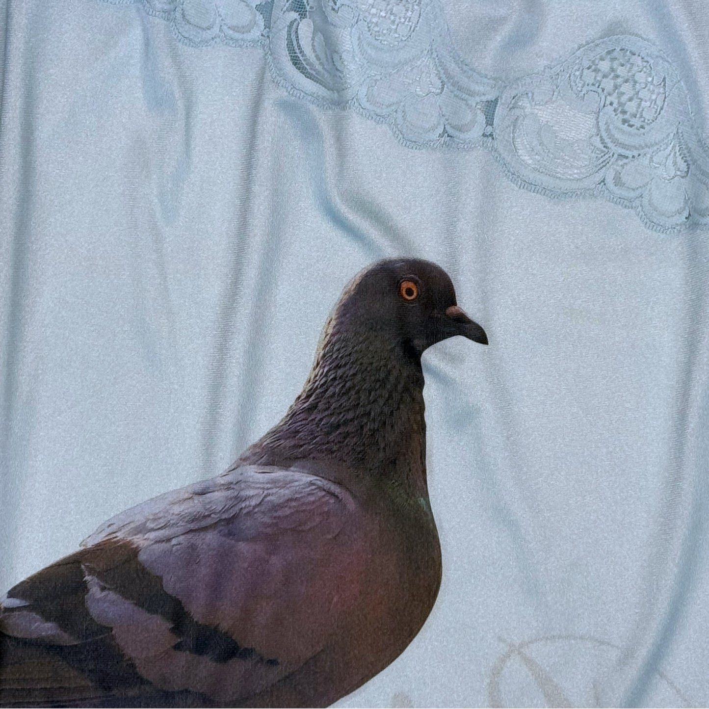 PRINCESS PIGEON BLUE LACE SKIRT - XS