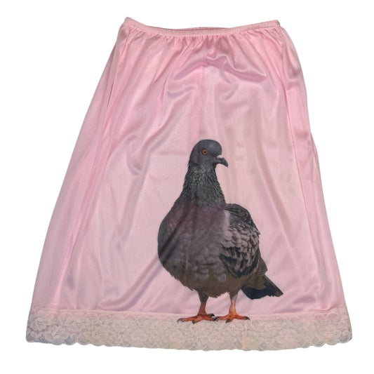 PIGEON PINK LACE 50S SKIRT - S