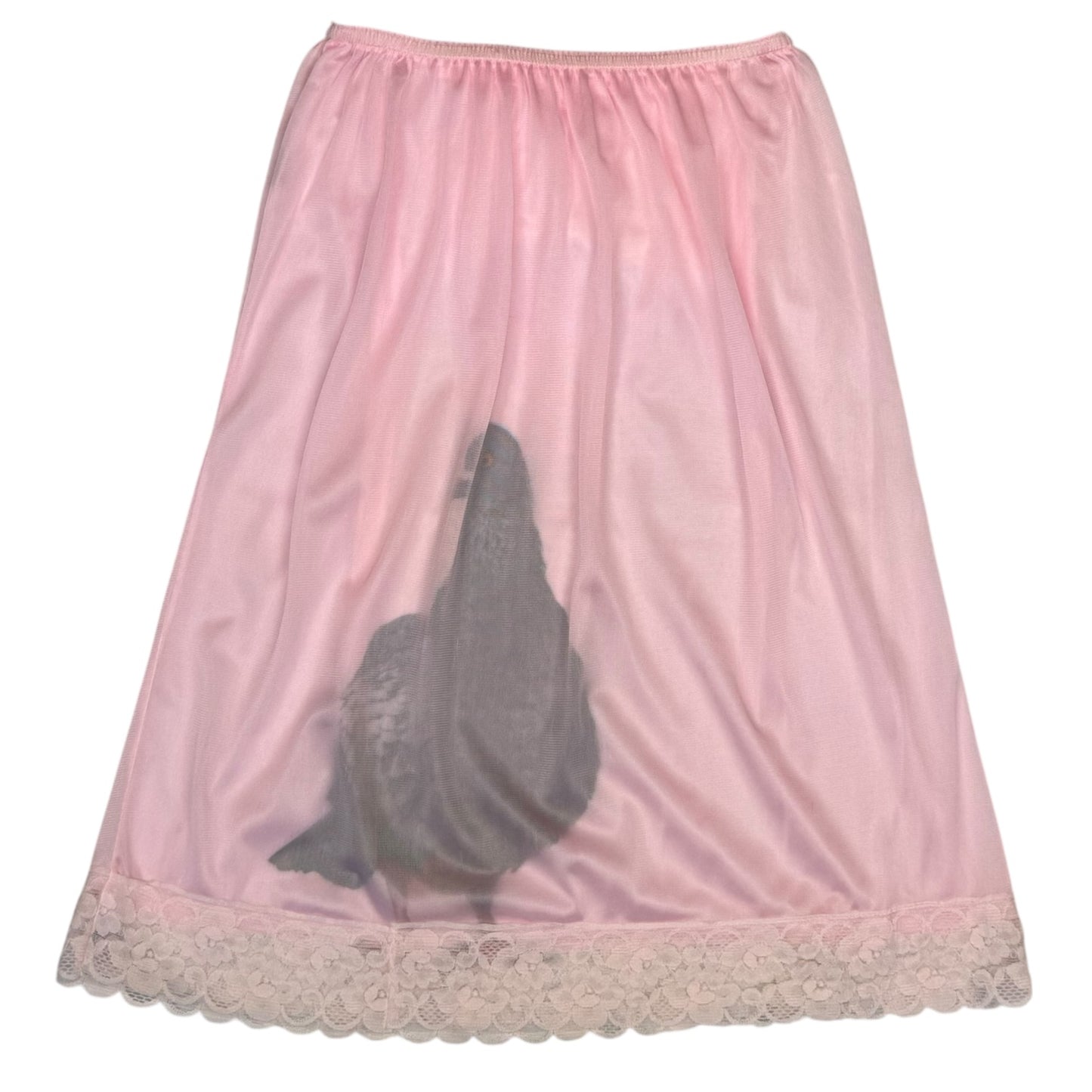 PIGEON PINK LACE 50S SKIRT - S