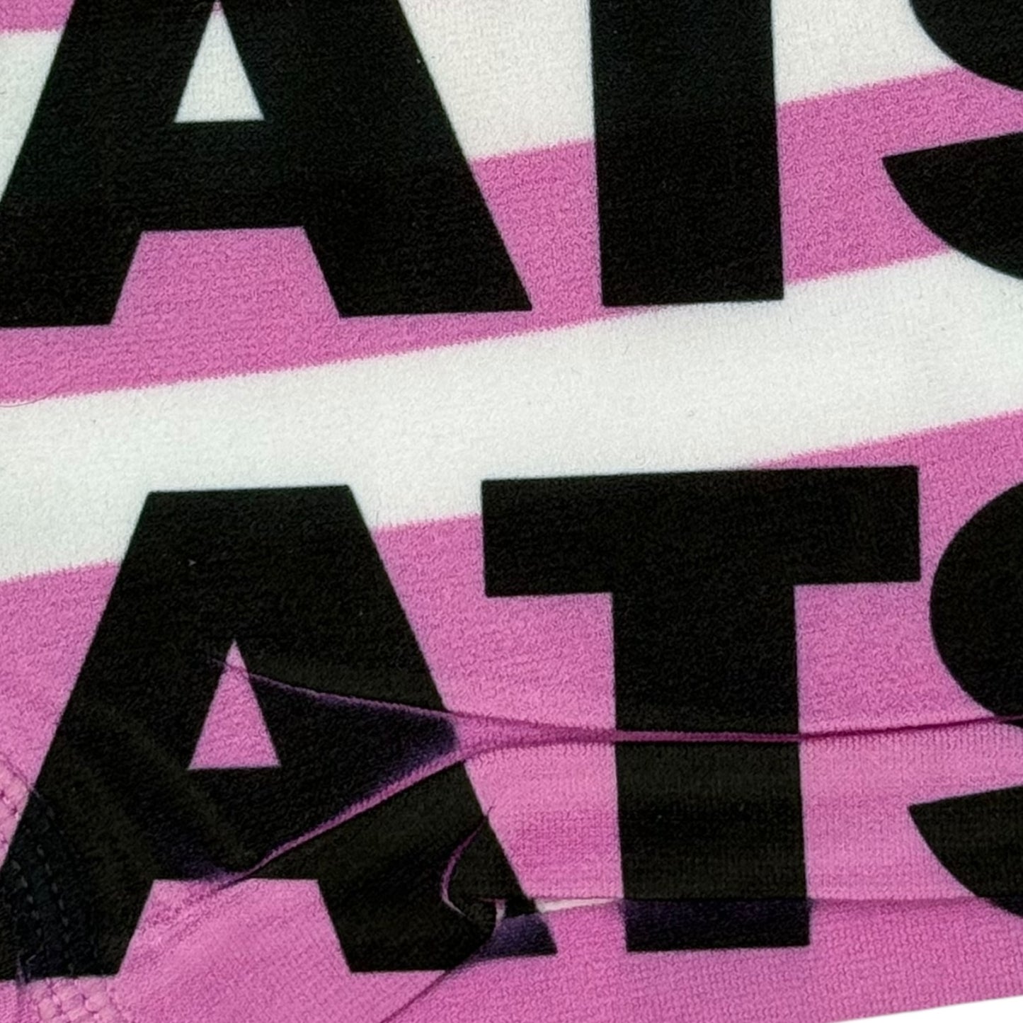 I LOVE RATS PINK STRIPE BOYSHORT UNDIES - M