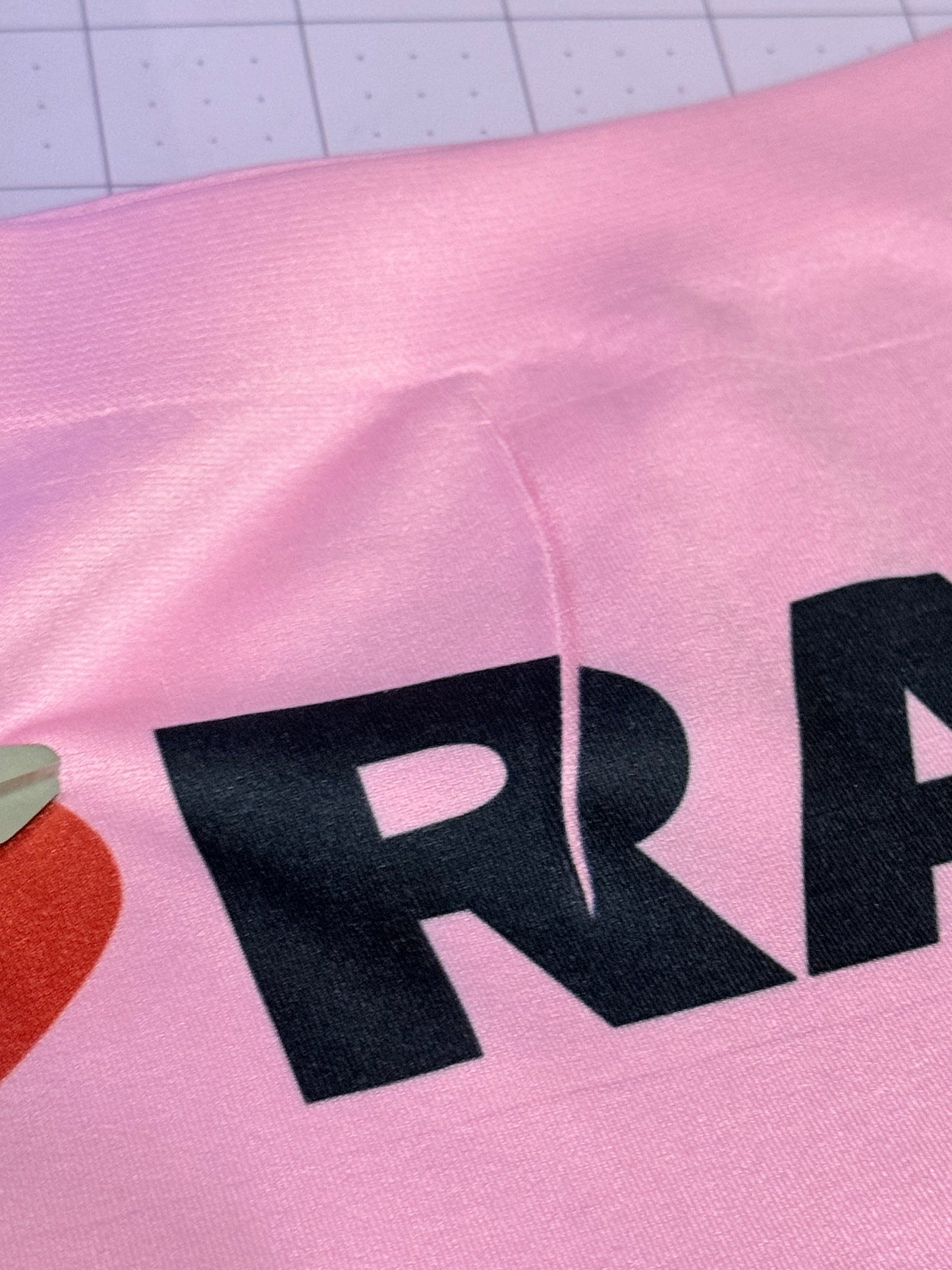 I LOVE RATS PINK BOYSHORT UNDIES SAMPLE- LARGE