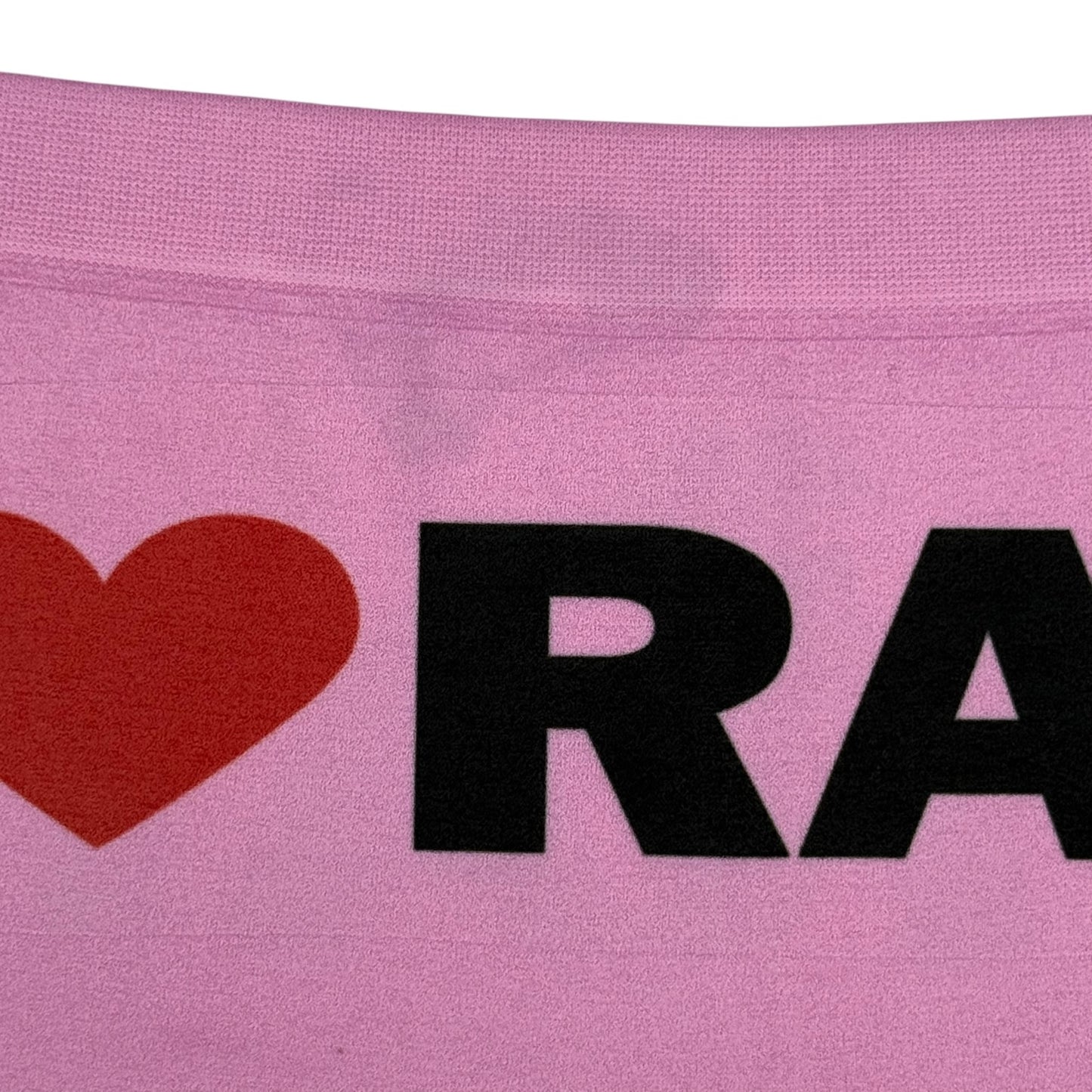 I LOVE RATS PINK BOYSHORT UNDIES SAMPLE - M