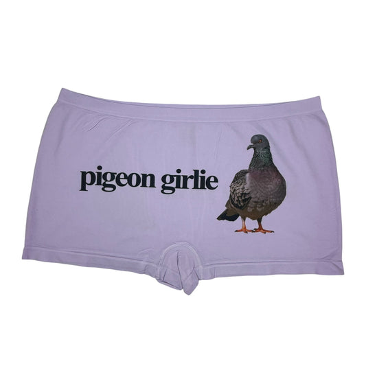 PIGEON GIRLIE LAVENDER BOYSHORT UNDIES - 2XL